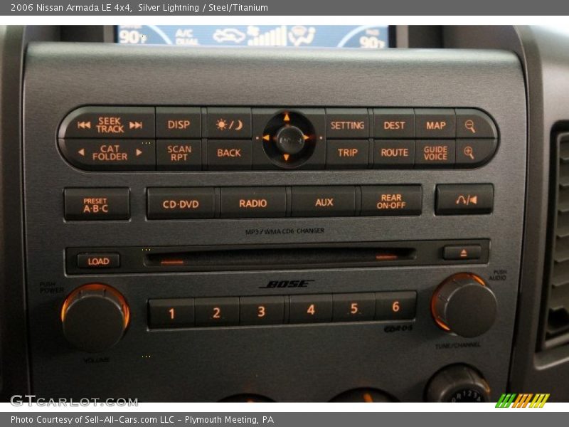 Silver Lightning / Steel/Titanium 2006 Nissan Armada LE 4x4