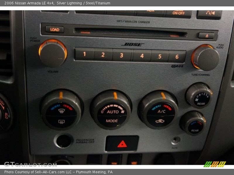 Silver Lightning / Steel/Titanium 2006 Nissan Armada LE 4x4