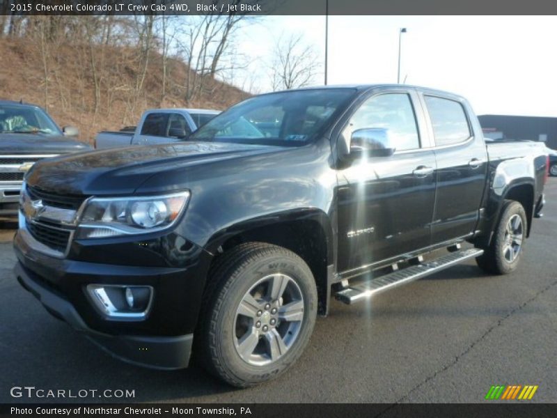 Black / Jet Black 2015 Chevrolet Colorado LT Crew Cab 4WD