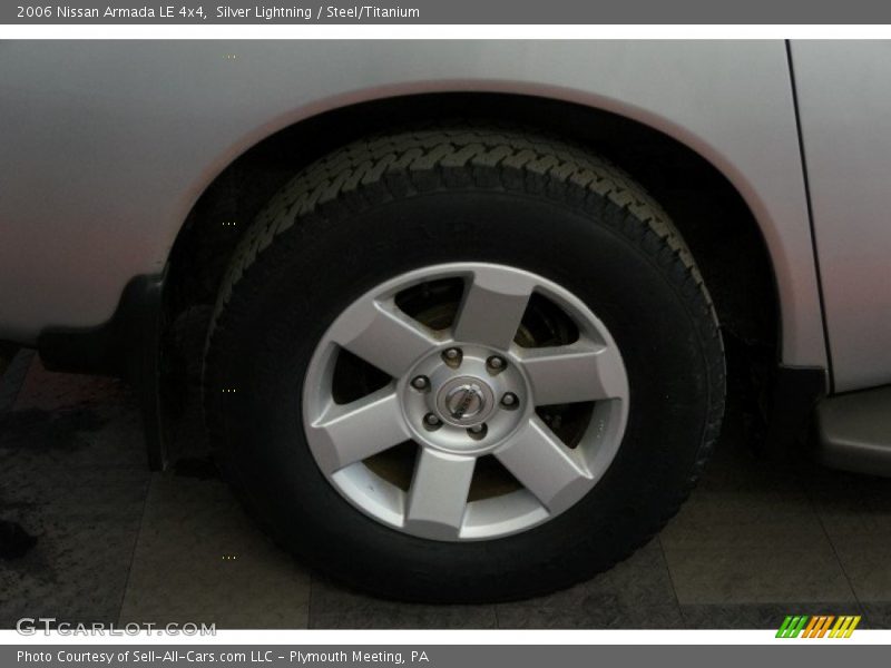 Silver Lightning / Steel/Titanium 2006 Nissan Armada LE 4x4