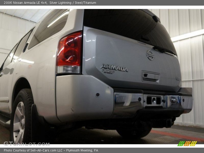 Silver Lightning / Steel/Titanium 2006 Nissan Armada LE 4x4
