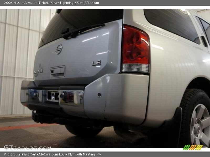 Silver Lightning / Steel/Titanium 2006 Nissan Armada LE 4x4