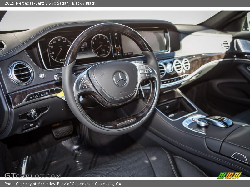 Black / Black 2015 Mercedes-Benz S 550 Sedan