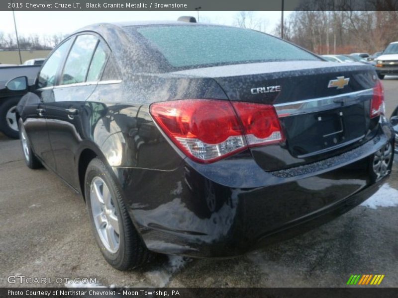 Black Granite Metallic / Brownstone 2015 Chevrolet Cruze LT