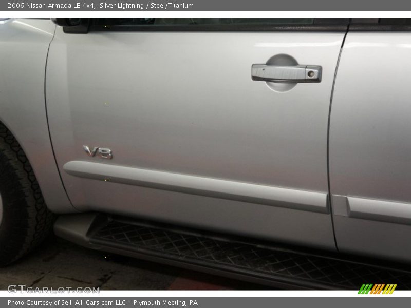 Silver Lightning / Steel/Titanium 2006 Nissan Armada LE 4x4