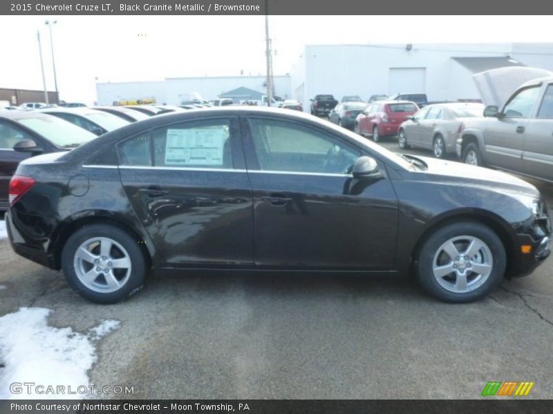 Black Granite Metallic / Brownstone 2015 Chevrolet Cruze LT