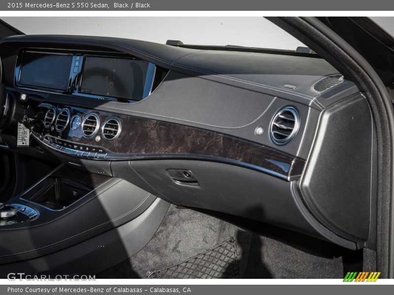 Black / Black 2015 Mercedes-Benz S 550 Sedan