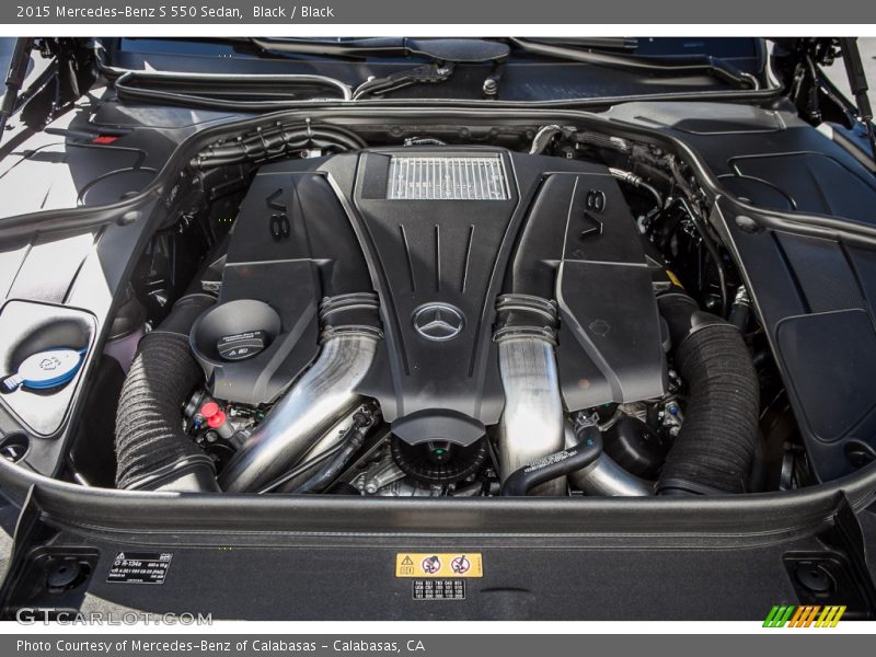 Black / Black 2015 Mercedes-Benz S 550 Sedan