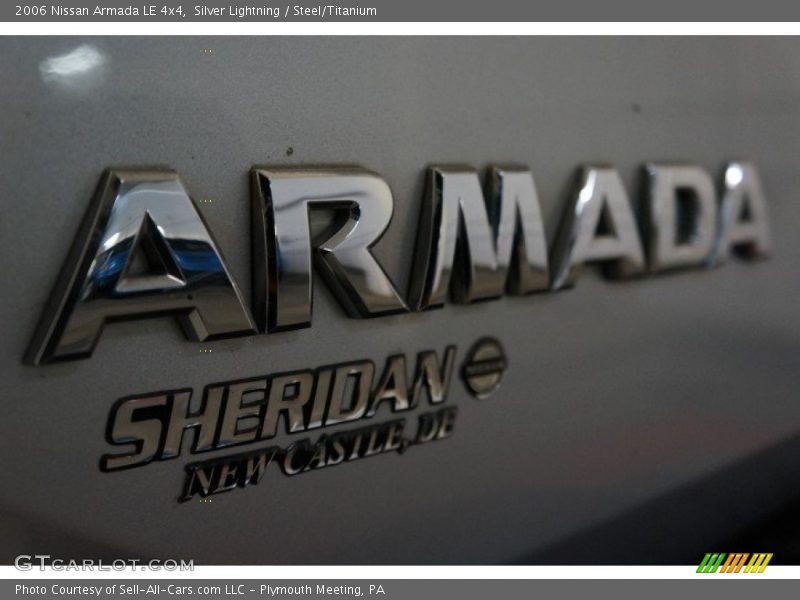 Silver Lightning / Steel/Titanium 2006 Nissan Armada LE 4x4