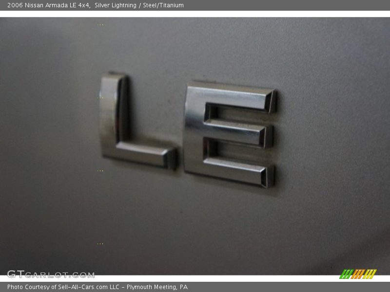 Silver Lightning / Steel/Titanium 2006 Nissan Armada LE 4x4