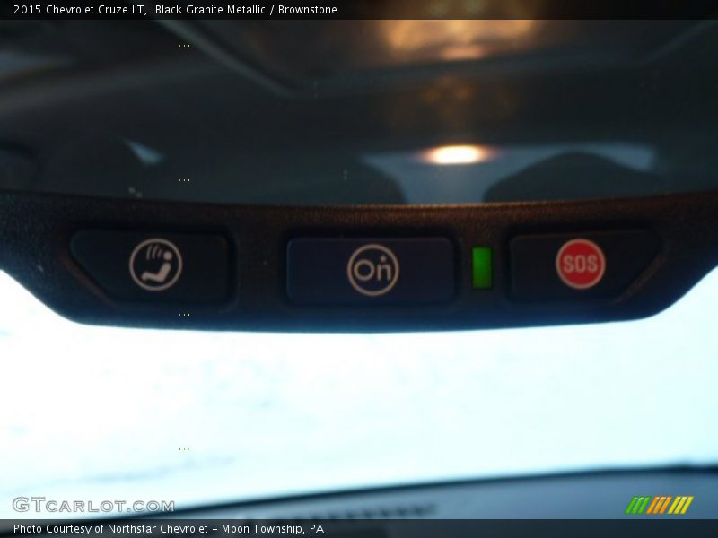 Black Granite Metallic / Brownstone 2015 Chevrolet Cruze LT