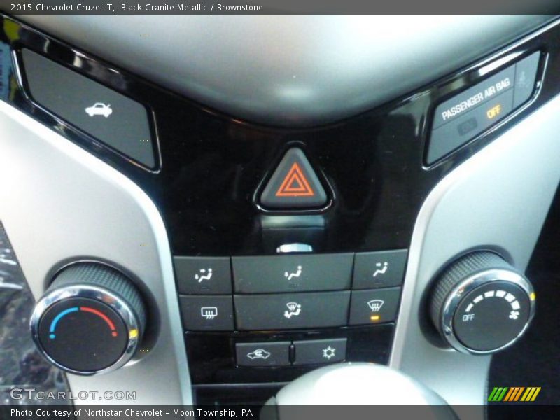 Black Granite Metallic / Brownstone 2015 Chevrolet Cruze LT
