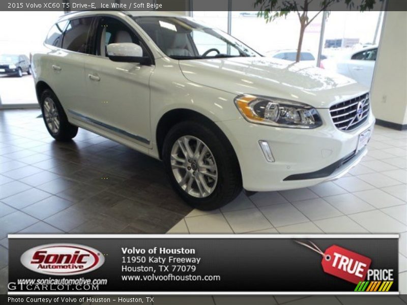 Ice White / Soft Beige 2015 Volvo XC60 T5 Drive-E
