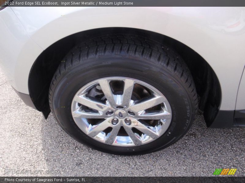 Ingot Silver Metallic / Medium Light Stone 2012 Ford Edge SEL EcoBoost