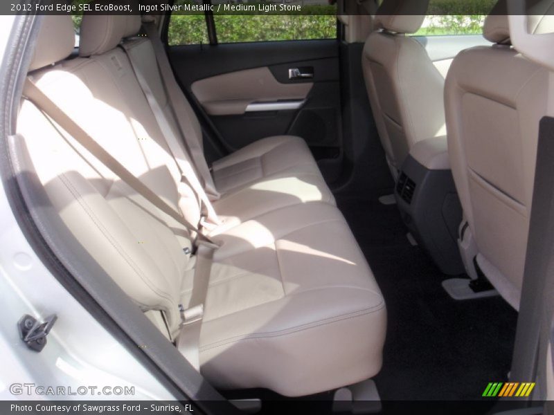 Ingot Silver Metallic / Medium Light Stone 2012 Ford Edge SEL EcoBoost