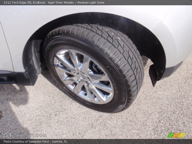 Ingot Silver Metallic / Medium Light Stone 2012 Ford Edge SEL EcoBoost