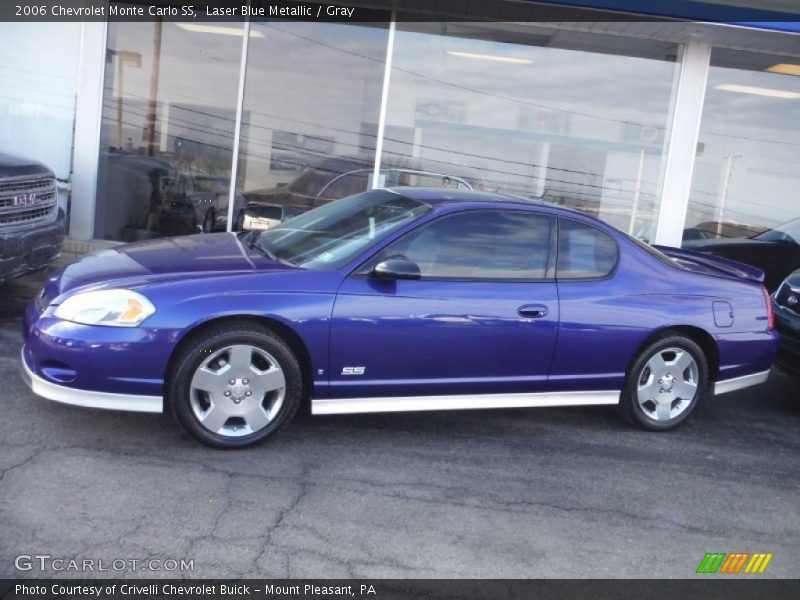 Laser Blue Metallic / Gray 2006 Chevrolet Monte Carlo SS