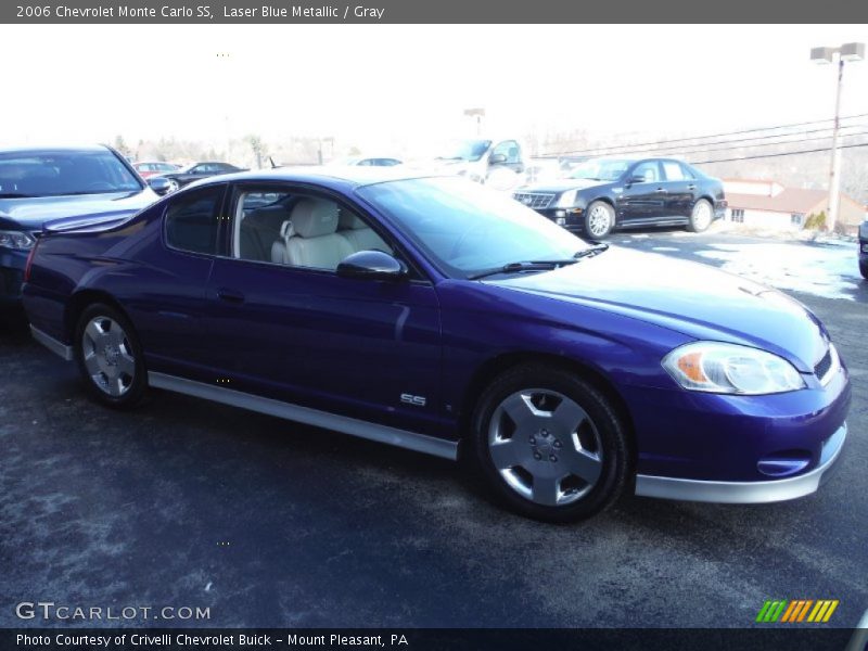 Laser Blue Metallic / Gray 2006 Chevrolet Monte Carlo SS