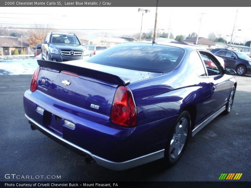 Laser Blue Metallic / Gray 2006 Chevrolet Monte Carlo SS