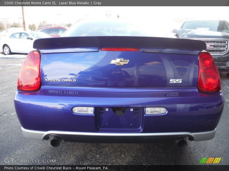 Laser Blue Metallic / Gray 2006 Chevrolet Monte Carlo SS
