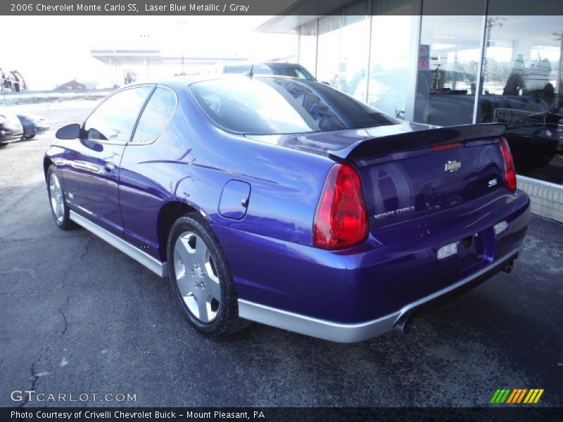 Laser Blue Metallic / Gray 2006 Chevrolet Monte Carlo SS