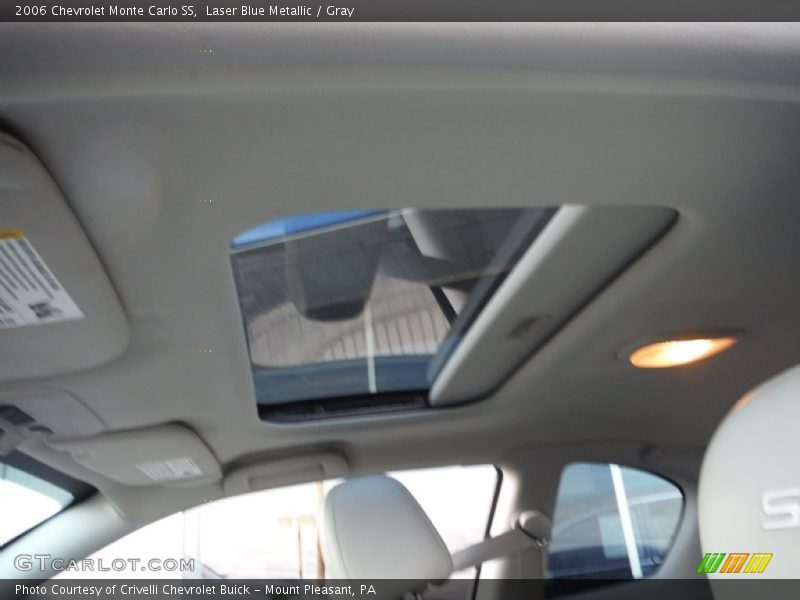 Laser Blue Metallic / Gray 2006 Chevrolet Monte Carlo SS