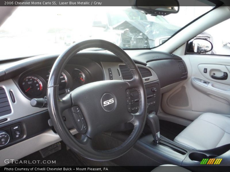 Laser Blue Metallic / Gray 2006 Chevrolet Monte Carlo SS