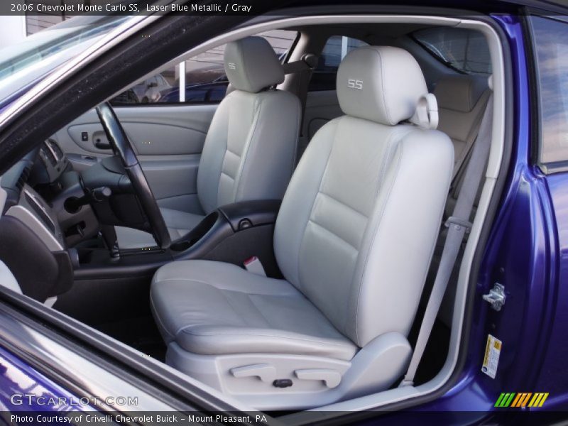 Laser Blue Metallic / Gray 2006 Chevrolet Monte Carlo SS