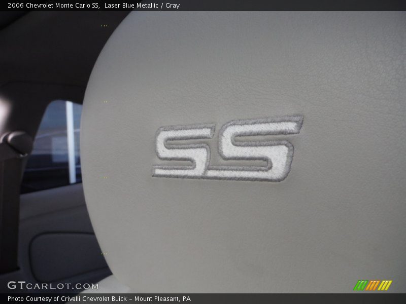 Laser Blue Metallic / Gray 2006 Chevrolet Monte Carlo SS