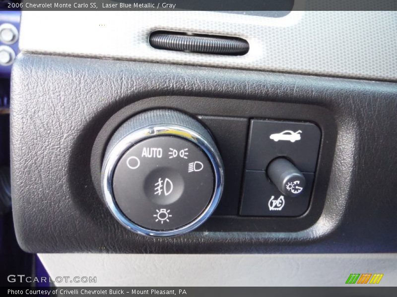 Laser Blue Metallic / Gray 2006 Chevrolet Monte Carlo SS