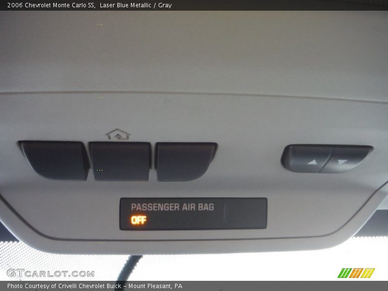 Laser Blue Metallic / Gray 2006 Chevrolet Monte Carlo SS
