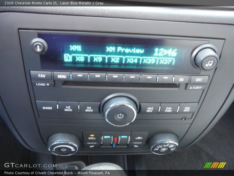Laser Blue Metallic / Gray 2006 Chevrolet Monte Carlo SS