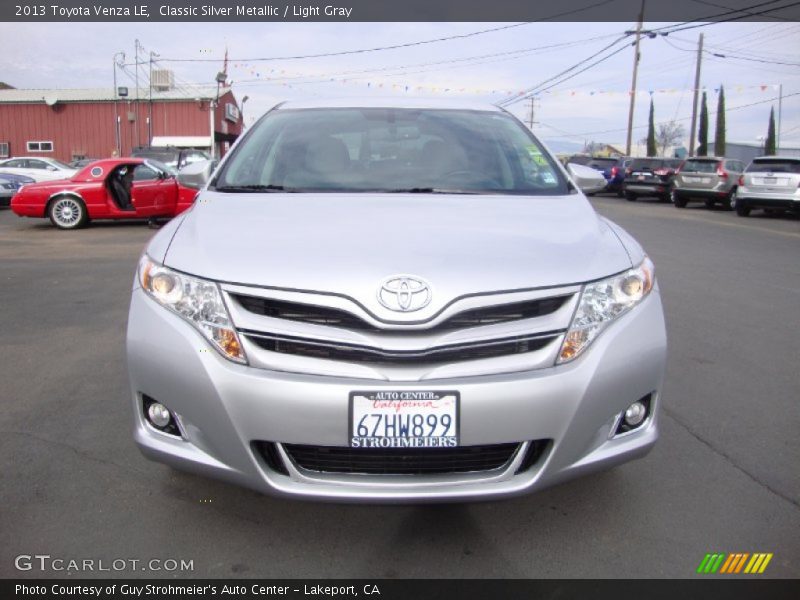 Classic Silver Metallic / Light Gray 2013 Toyota Venza LE