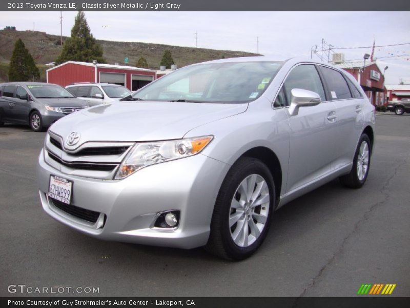 Classic Silver Metallic / Light Gray 2013 Toyota Venza LE