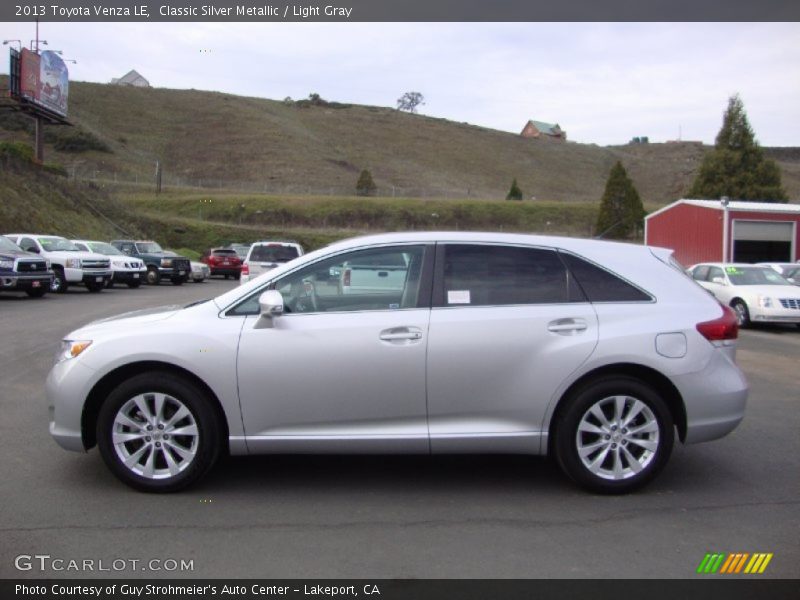Classic Silver Metallic / Light Gray 2013 Toyota Venza LE