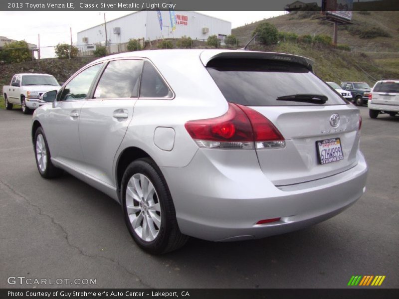 Classic Silver Metallic / Light Gray 2013 Toyota Venza LE