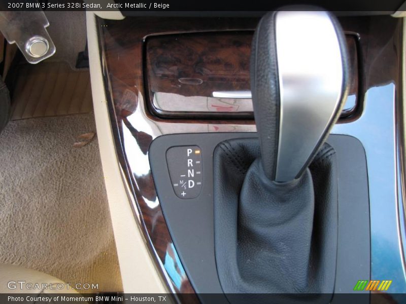 Arctic Metallic / Beige 2007 BMW 3 Series 328i Sedan