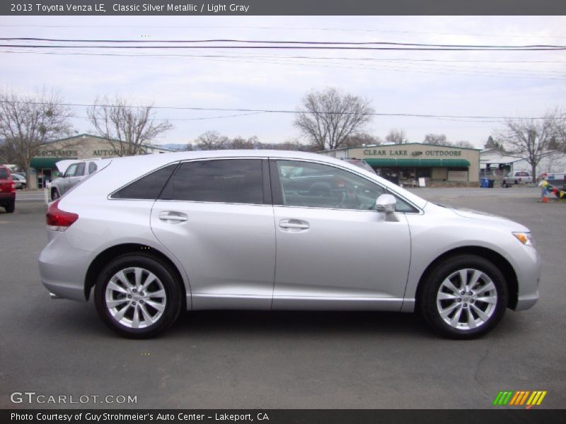 Classic Silver Metallic / Light Gray 2013 Toyota Venza LE