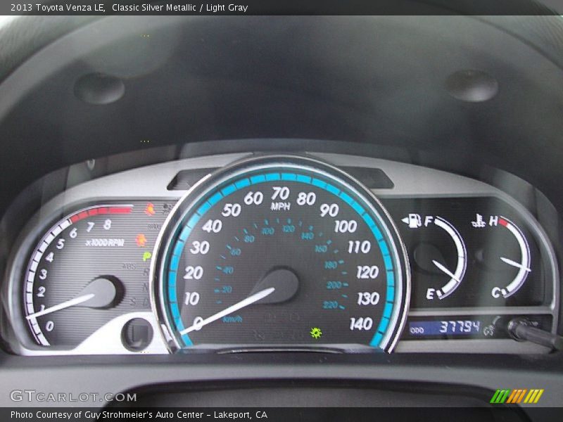Classic Silver Metallic / Light Gray 2013 Toyota Venza LE