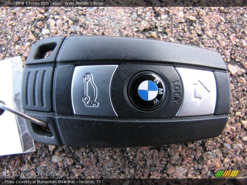 Arctic Metallic / Beige 2007 BMW 3 Series 328i Sedan