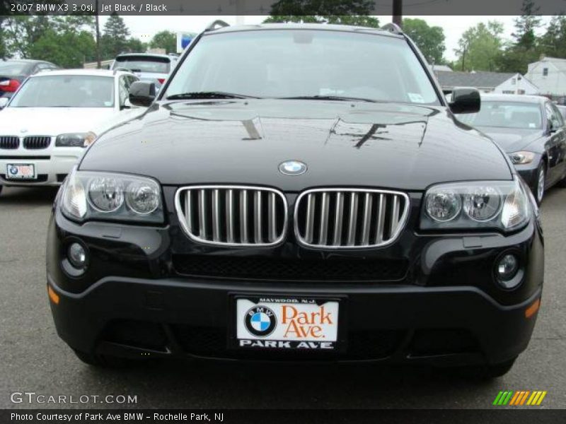 Jet Black / Black 2007 BMW X3 3.0si