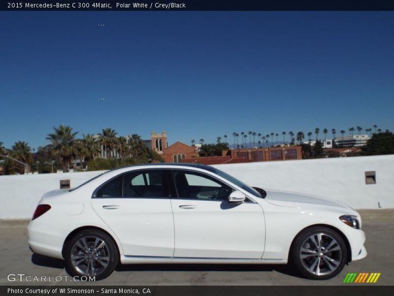 Polar White / Grey/Black 2015 Mercedes-Benz C 300 4Matic