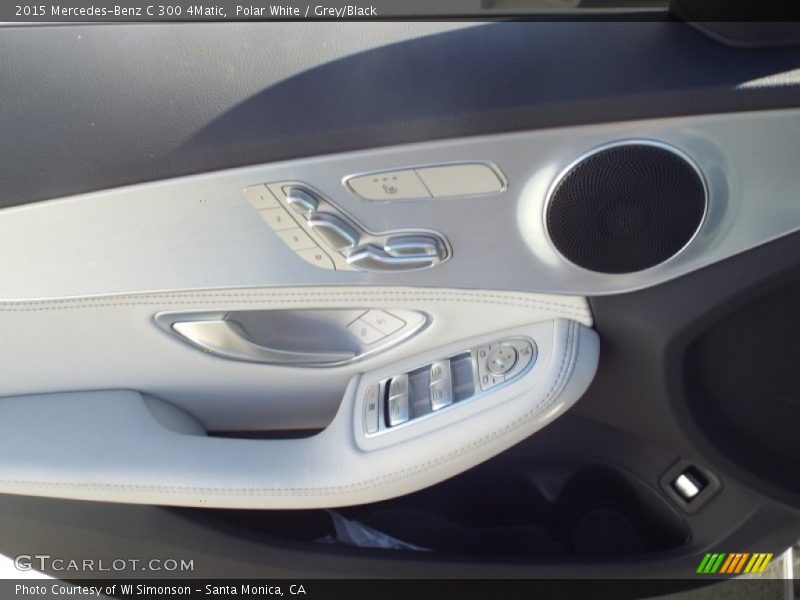 Polar White / Grey/Black 2015 Mercedes-Benz C 300 4Matic