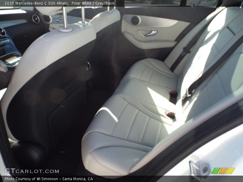 Polar White / Grey/Black 2015 Mercedes-Benz C 300 4Matic