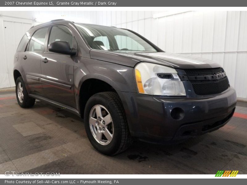 Granite Gray Metallic / Dark Gray 2007 Chevrolet Equinox LS