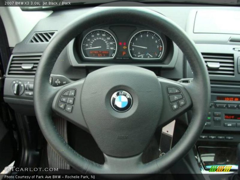 Jet Black / Black 2007 BMW X3 3.0si