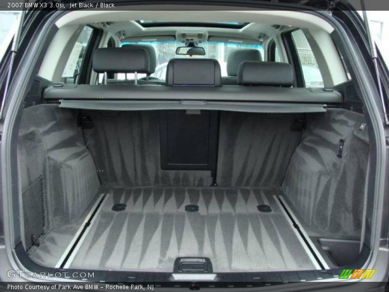 Jet Black / Black 2007 BMW X3 3.0si