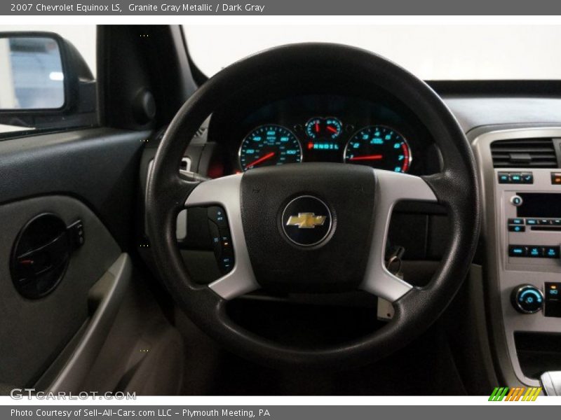 Granite Gray Metallic / Dark Gray 2007 Chevrolet Equinox LS
