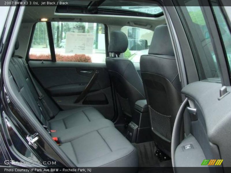 Jet Black / Black 2007 BMW X3 3.0si
