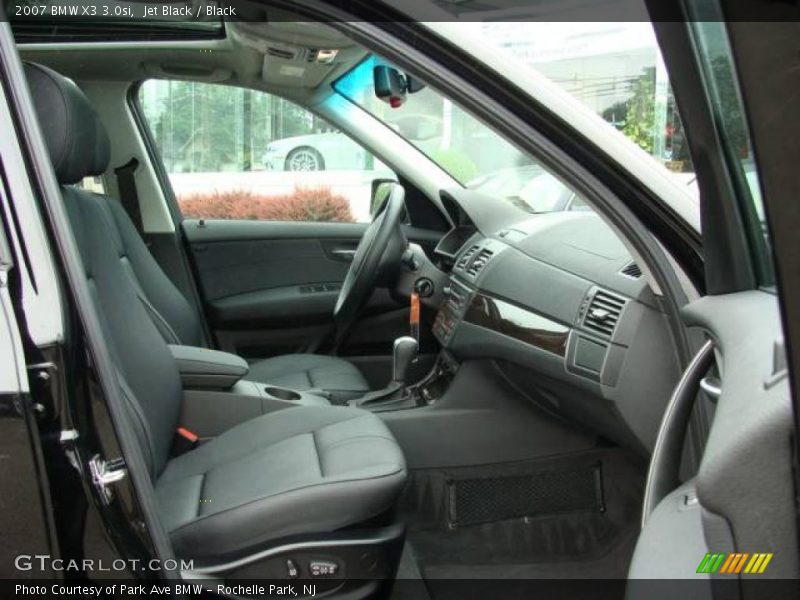 Jet Black / Black 2007 BMW X3 3.0si